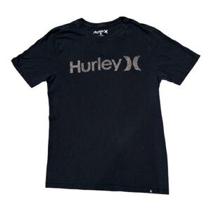 Hurley Black Short Sleeve Tee small